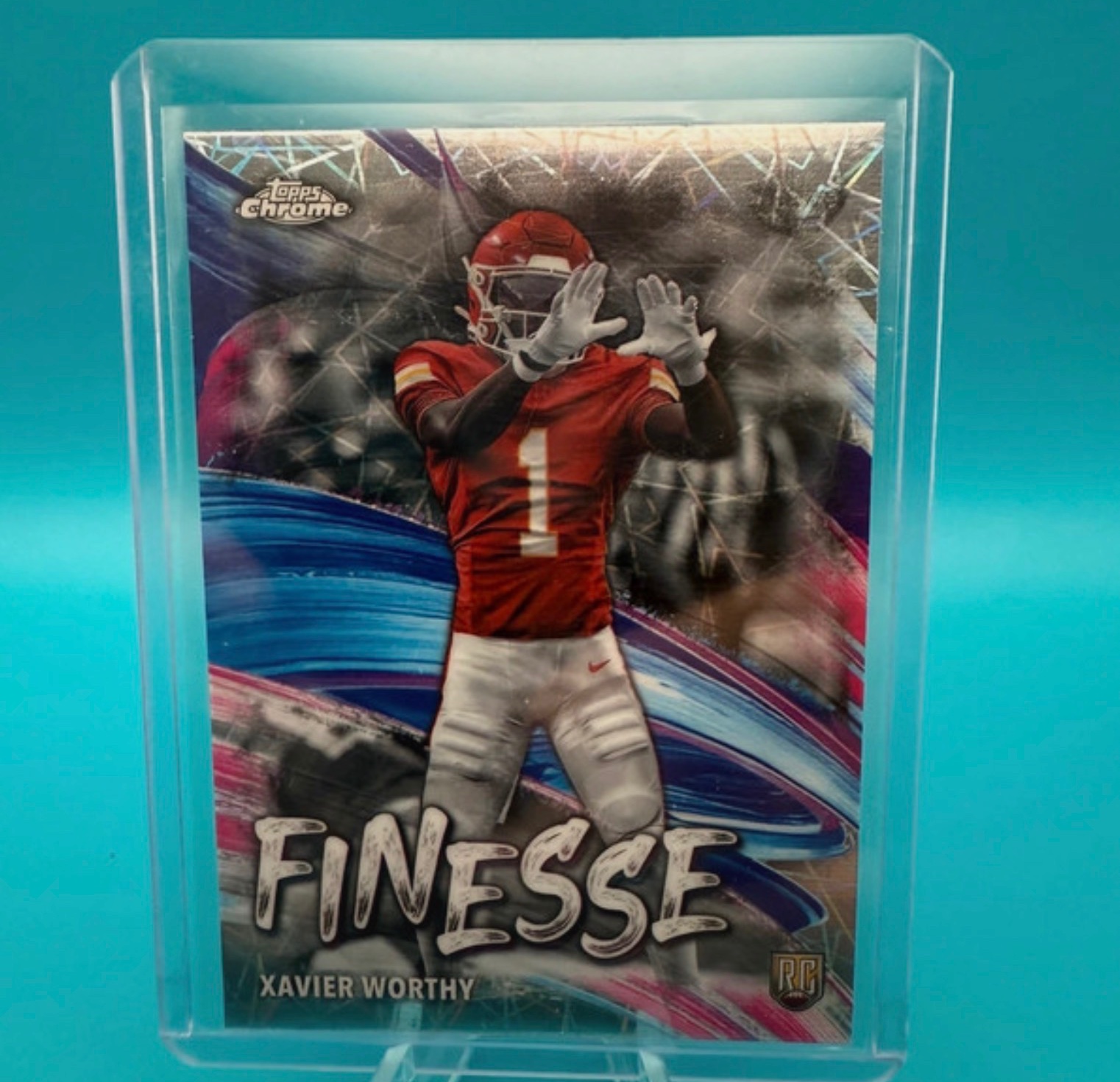 Xavier Worthy 2024 Topps Chrome Future Stars #F-7 Rookie Card front