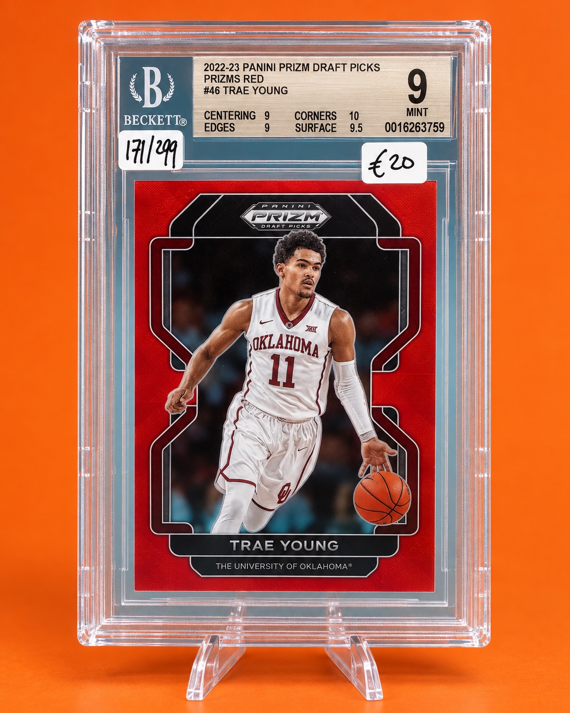 Trae Young card front