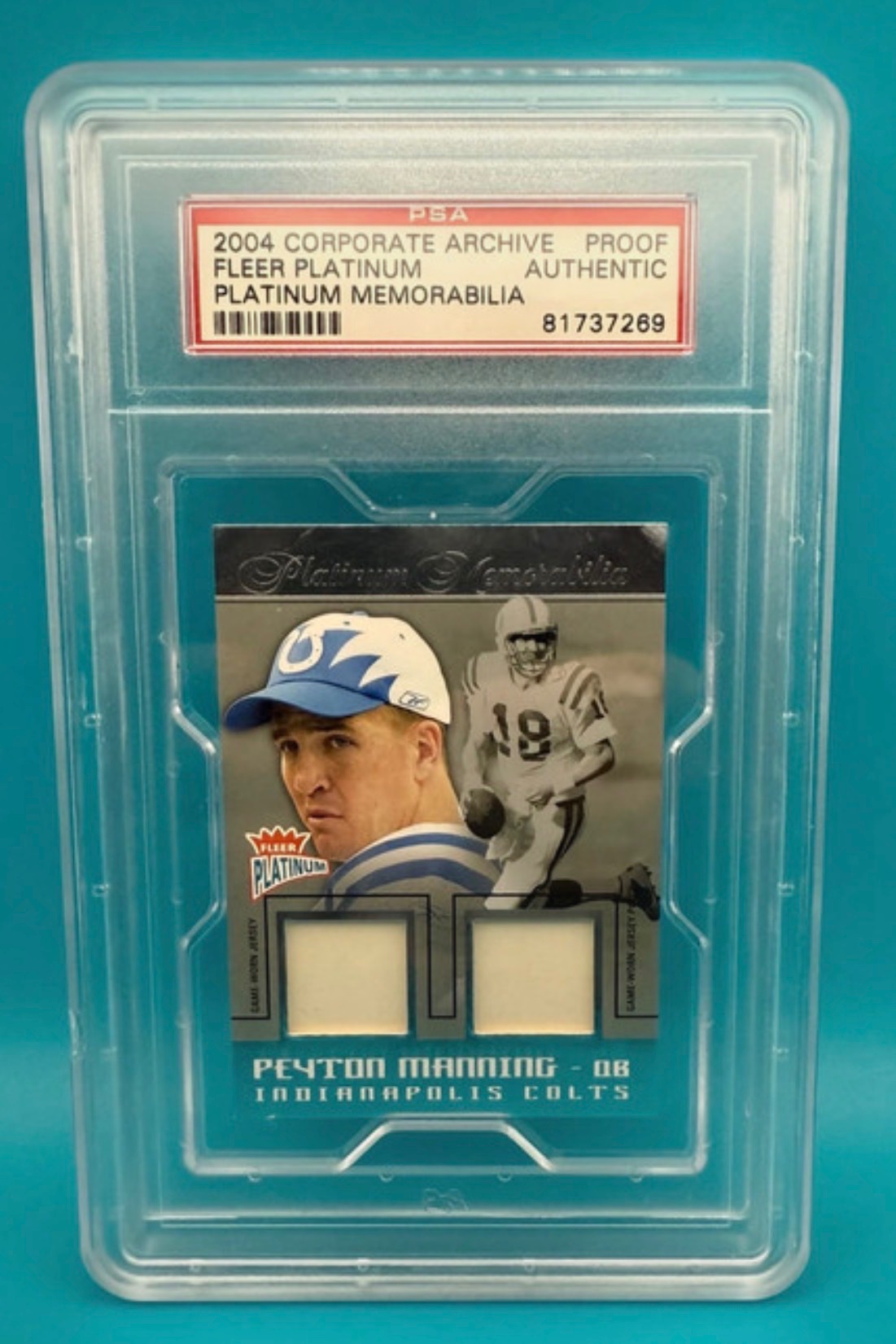 Peyton Manning card front