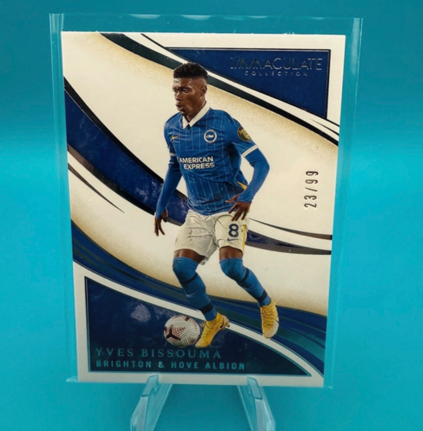 Yves Bissouma 2020 Panini Immaculate Collection Soccer #125 Card front